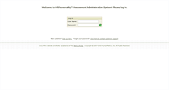 Desktop Screenshot of business.hrpersonality.com
